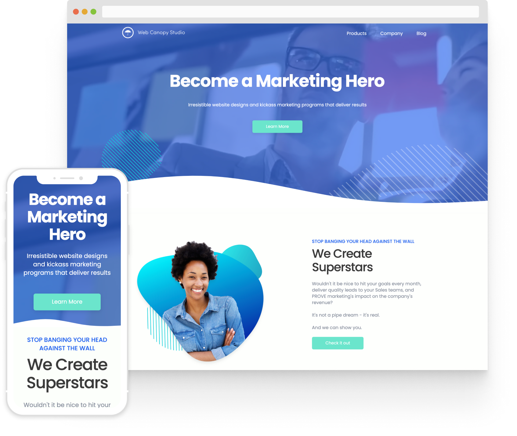 About Headshot Example